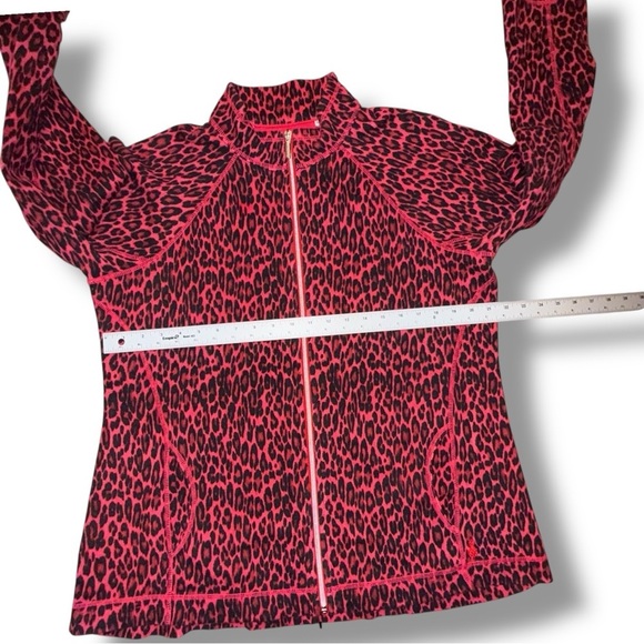 TOMMY BAHAMA Cat’s Meow Zip Front Stretch Cotton Jacket - XL Red/Black - Picture 9 of 15